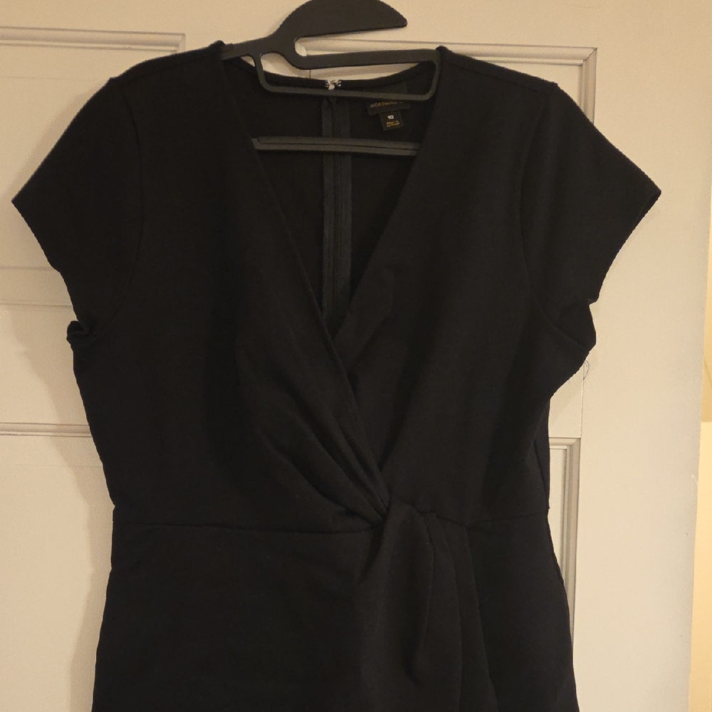 Worthington Sz 10 Faux Wrap Dress